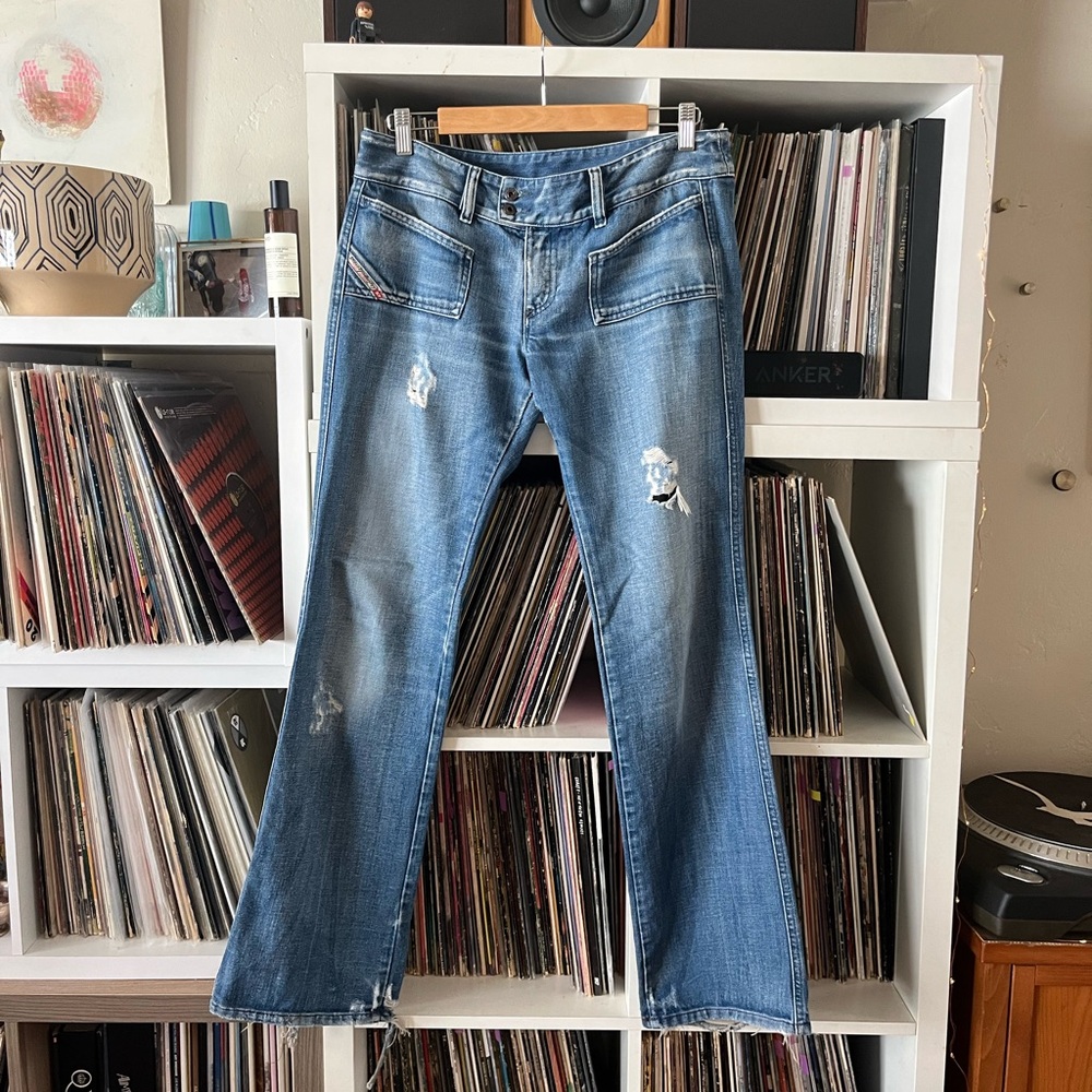 Diesel, D-HUSH Distressed, Low Waist, Sexy Fit, Jeans, Pants